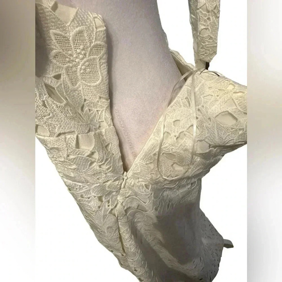 Prabal Gurung halter off white dress size 22W - Picture 8 of 12